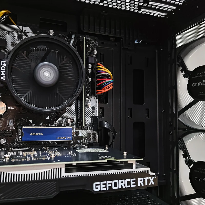 Alpha Neo M2 TG Black Desktop Gaming PC | AMD Ryzen 5 5600GT | 16GB RAM | 512GB SSD | RTX 3050 | Windows 11 Pro