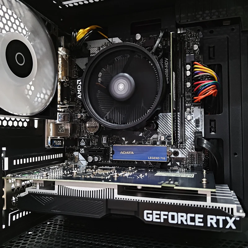 Alpha Neo M2 TG Black Desktop Gaming PC | AMD Ryzen 5 5600GT | 16GB RAM | 512GB SSD | RTX 3050 | Windows 11 Pro