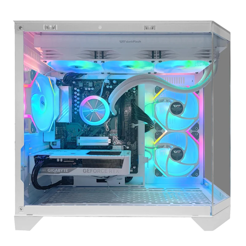 Sigma Spectra White Desktop Gaming PC | AMD Ryzen 5 7500F | 16GB RAM | 1TB SSD | RTX 5060 | Windows 11 Pro