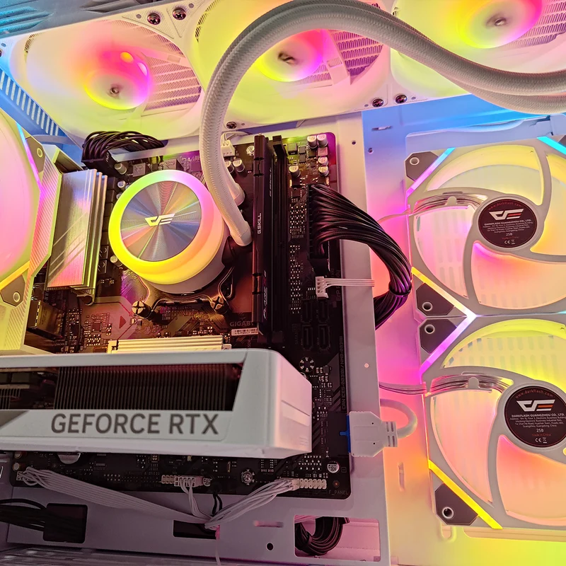 Sigma Spectra White Desktop Gaming PC | AMD Ryzen 5 7500F | 16GB RAM | 1TB SSD | RTX 5060 | Windows 11 Pro