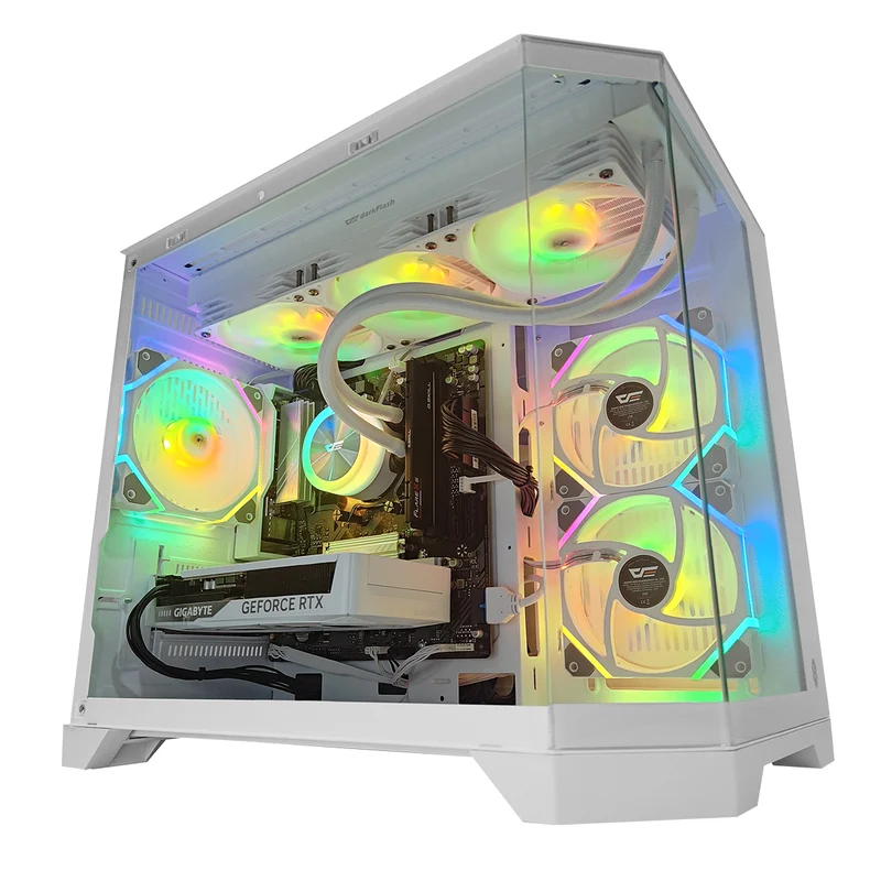 Sigma Spectra White Desktop Gaming PC | AMD Ryzen 5 7500F | 16GB RAM | 1TB SSD | RTX 5060 | Windows 11 Pro