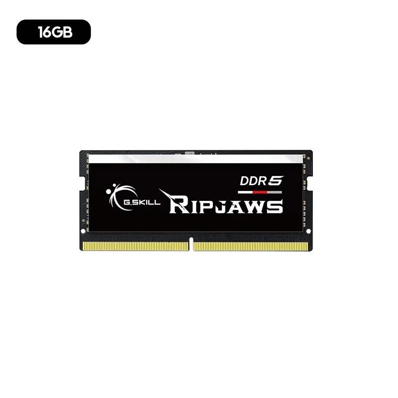 G.Skill Ripjaws 16GB (1x16GB) DDR5 SO-DIMM 5600 MT/s CL40-40-40 1.10V Laptop Memory (F5-5600S4040A16GX1-RS)