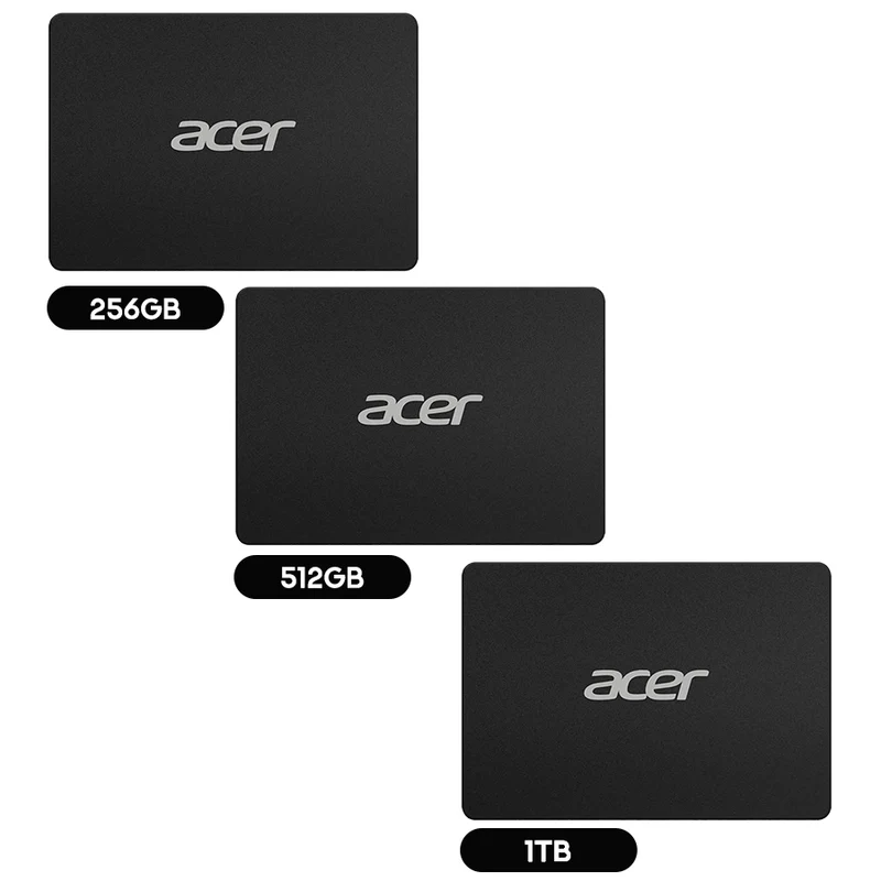 Acer RE100 2.5 SATA SSD III 6Gb/s 560MB/s Read (256GB, 512GB, 1TB) (BL.9BWWA.107, BL.9BWWA.108, BL.9BWWA.109)