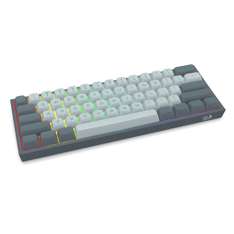 Redragon Fizz RGB Wired Mechanical Gaming Keyboard - Dust Proof Red Switch (Gradient Grey) (K617GG-RGB)