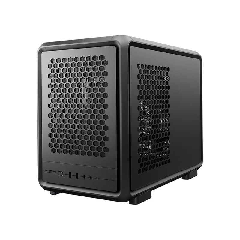 Cooler Master MasterFrame 400 Mesh Mid-Tower Premium Open-Frame Micro-ATX Case (Black, Silver)
