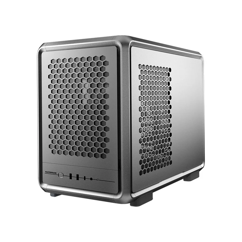 Cooler Master MasterFrame 400 Mesh Mid-Tower Premium Open-Frame Micro-ATX Case (Black, Silver)