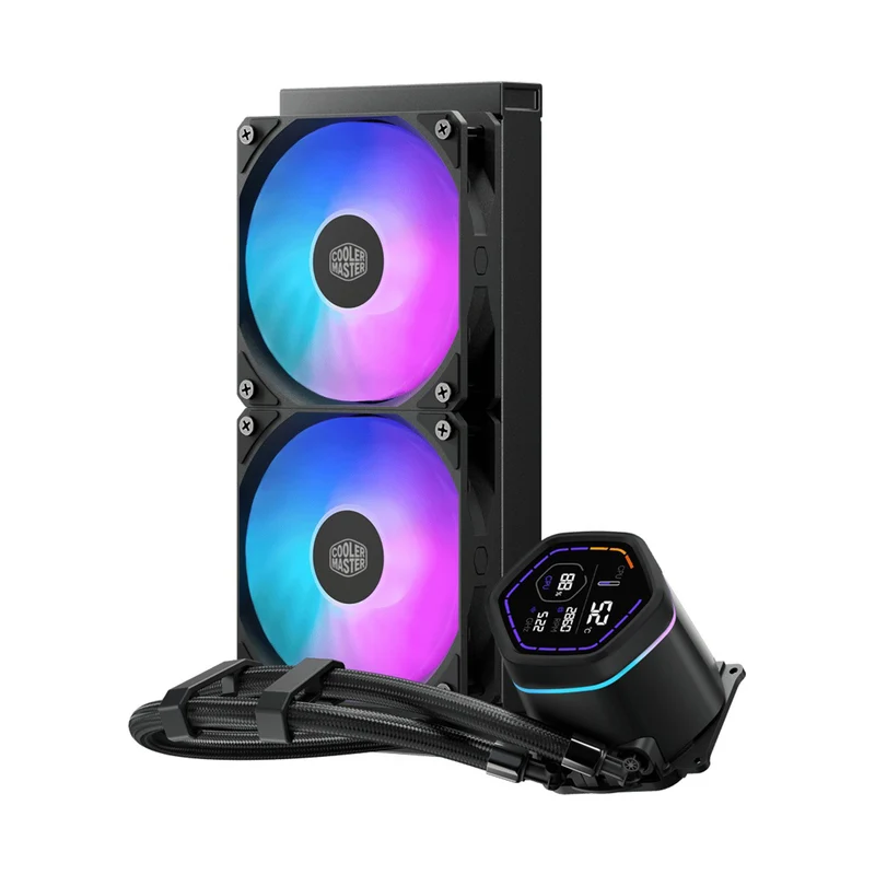 Cooler Master MasterLiquid Core Nex Digital 240 ARGB CPU Liquid Cooler (Black) (MLX-D24M-A18PA-RD)