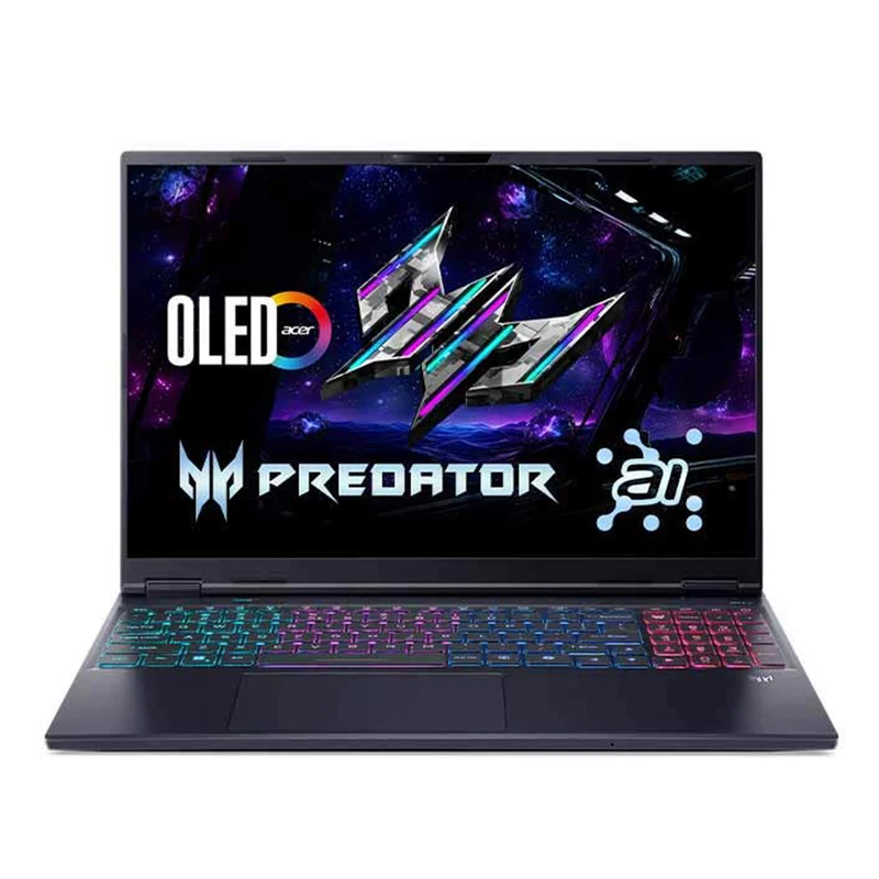 Acer Predator Helios Neo Slim 16 AI PHN16S-71-57XQ Gaming Laptop (Abyssal Black) | 16" WQXGA (2560x1600) OLED 240Hz | Core Ultra 5 235HX | 16GB RAM | 512GB SSD | RTX 5050 |Win11 Home|MS Office Home 2024+MS 365 Basic+Predator Backpack+Predator Gaming Chair