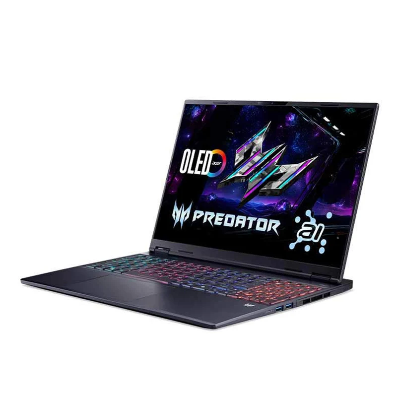 Acer Predator Helios Neo Slim 16 AI PHN16S-71-57XQ Gaming Laptop (Abyssal Black) | 16" WQXGA (2560x1600) OLED 240Hz | Core Ultra 5 235HX | 16GB RAM | 512GB SSD | RTX 5050 |Win11 Home|MS Office Home 2024+MS 365 Basic+Predator Backpack+Predator Gaming Chair