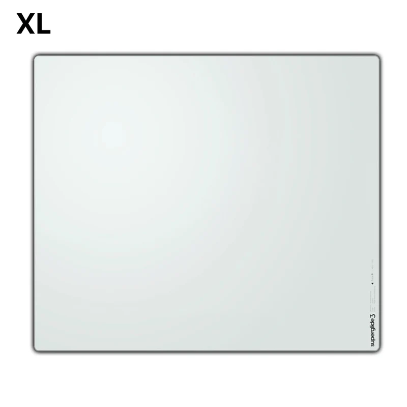 Pulsar Superglide 3 Premium Glass Mousepad (White) (M, L, XL, XLE) (SGPMW3S, SGPLW3S, SGPXLW3S, SGPXLEW3S)