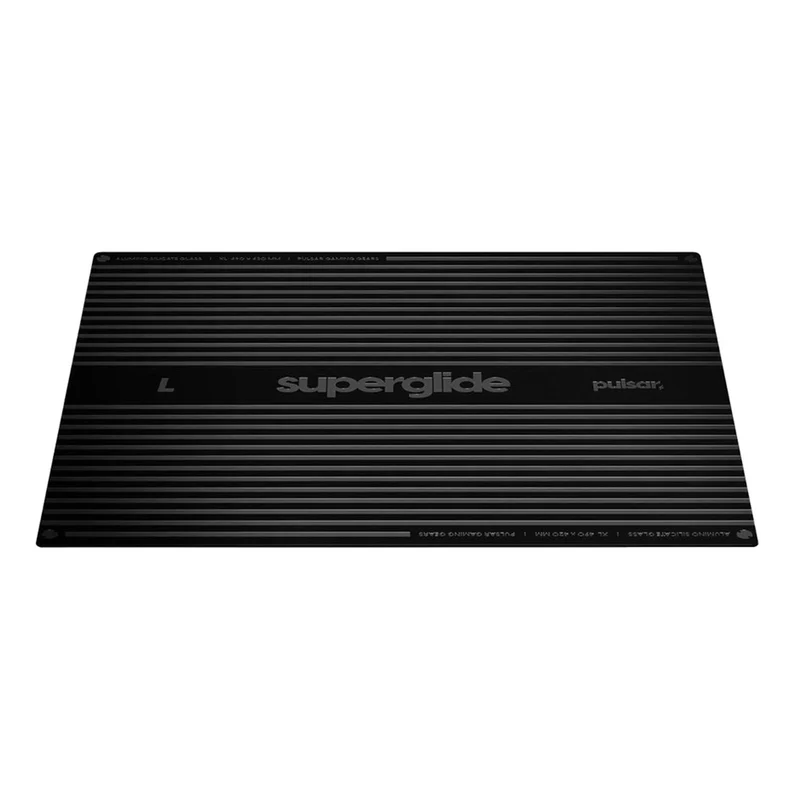 Pulsar Superglide 3 Premium Glass Mousepad (Black) (M, L, XL, XLE) (SGPMB3S, SGPLB3S, SGPXLB3S, SGPXLEB3S)