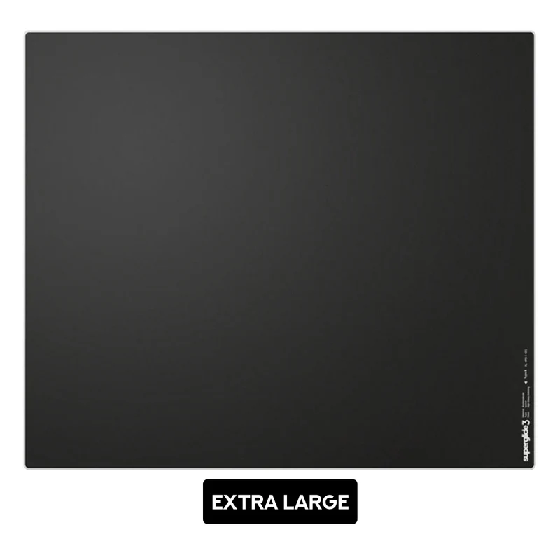 Pulsar Superglide 3 Premium Glass Mousepad (Black) (M, L, XL, XLE) (SGPMB3S, SGPLB3S, SGPXLB3S, SGPXLEB3S)