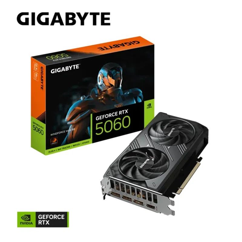 Gigabyte RTX 5060 Windforce Max 8GB GDDR7 Graphics Card