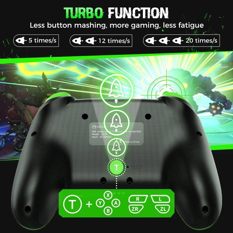 IINE Jormungandr Pro Controller for Nintendo Switch / Nintendo Switch 2 (L1224)