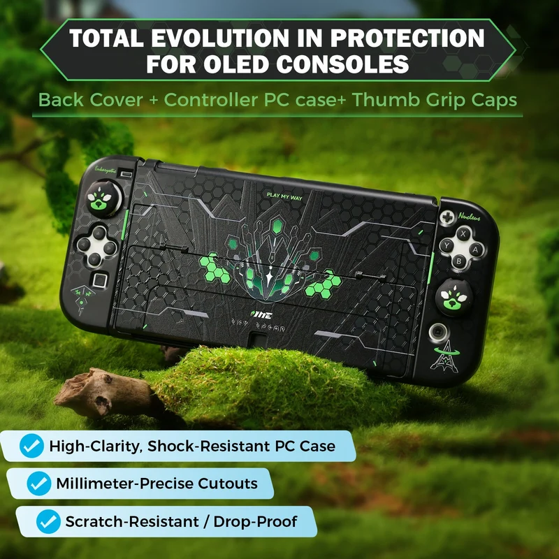 IINE PC Protective Case Set for Nintendo Switch OLED (Jormungandr) (L1240)