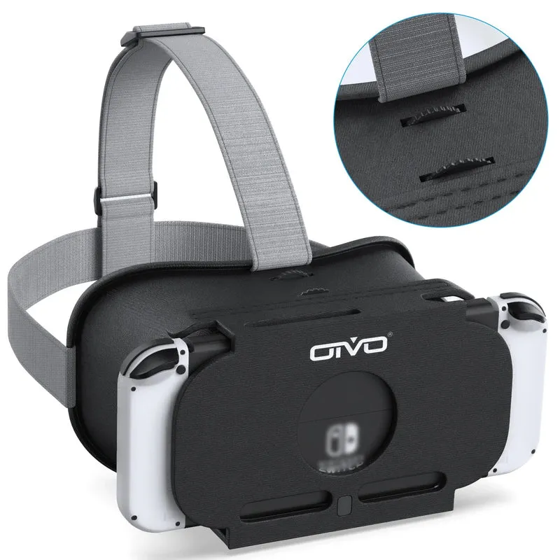 OIVO VR Headset for Nintendo Switch / Nintendo Switch OLED (Black) (IV-SW125)