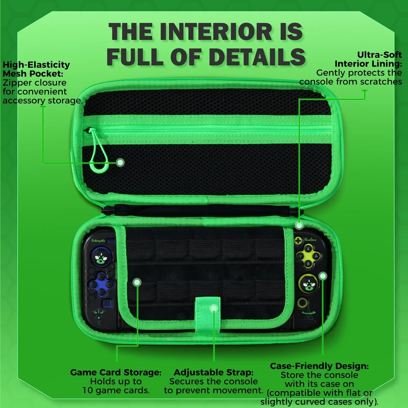 IINE Jormungandr EVA Carrying Storage Bag for Nintendo Switch 2 (L1227)