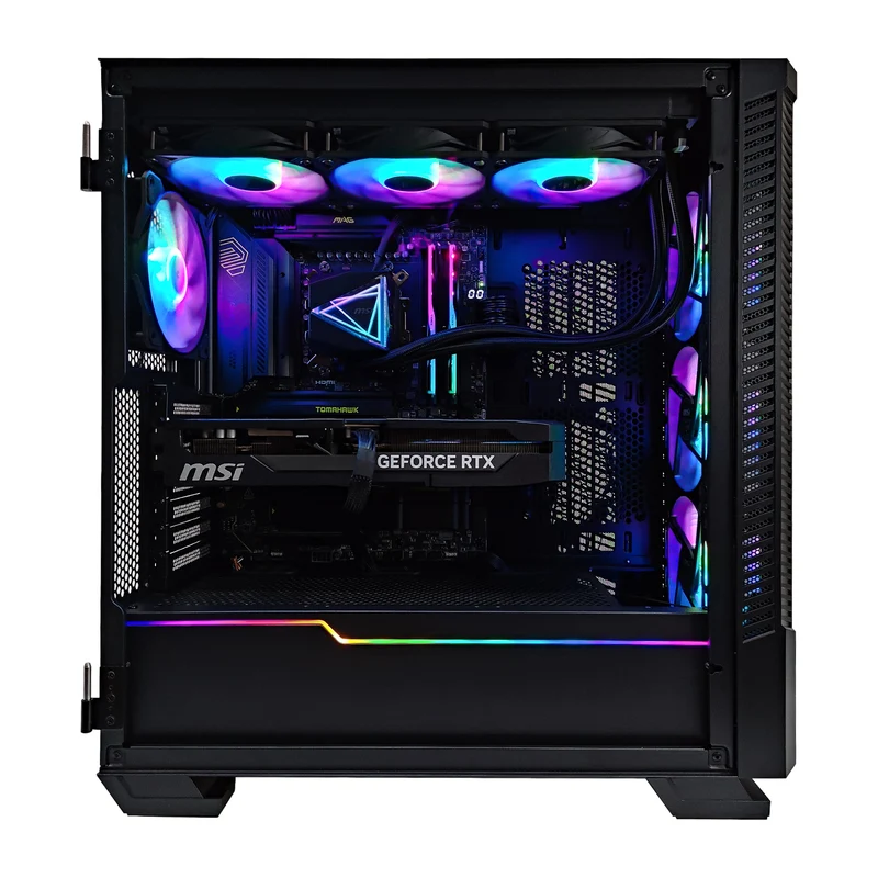 Ultra MSI Velox Black Desktop Gaming PC | AMD Ryzen 9 9900X | 64GB RAM | 1TB SSD | RTX 5080 | Windows 11 Pro