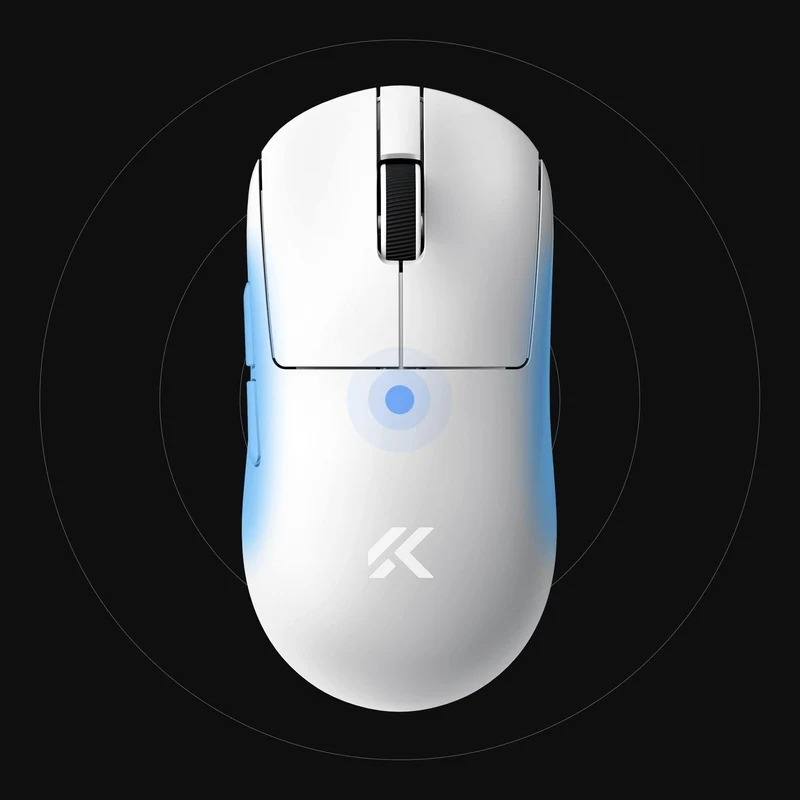 MCHOSE A7 V2 Pro Tri-Mode Lightweight All-round Gaming Mouse (Black, White, Red Rose)