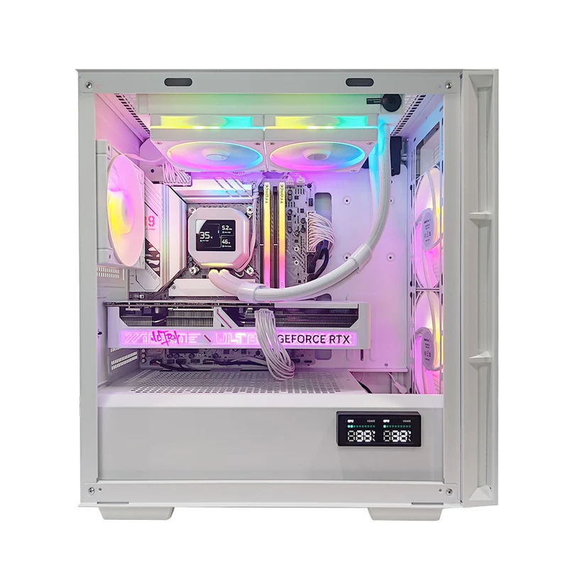 Optima CH360 White Desktop Gaming PC | Intel Core Ultra 7 265K | 32GB RAM | 1TB SSD | RTX 5070 Ultra OC | Windows 11 Pro