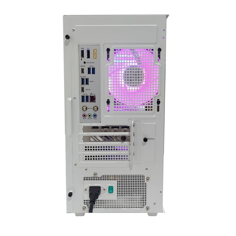 Optima CH360 White Desktop Gaming PC | Intel Core Ultra 7 265K | 32GB RAM | 1TB SSD | RTX 5070 Ultra OC | Windows 11 Pro