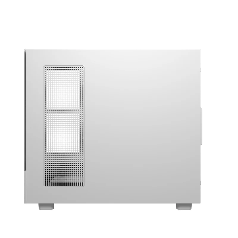 DarkFlash DS950MV M-ATX Glass PC Case with 6" IPS Customizable Display (Black, White)