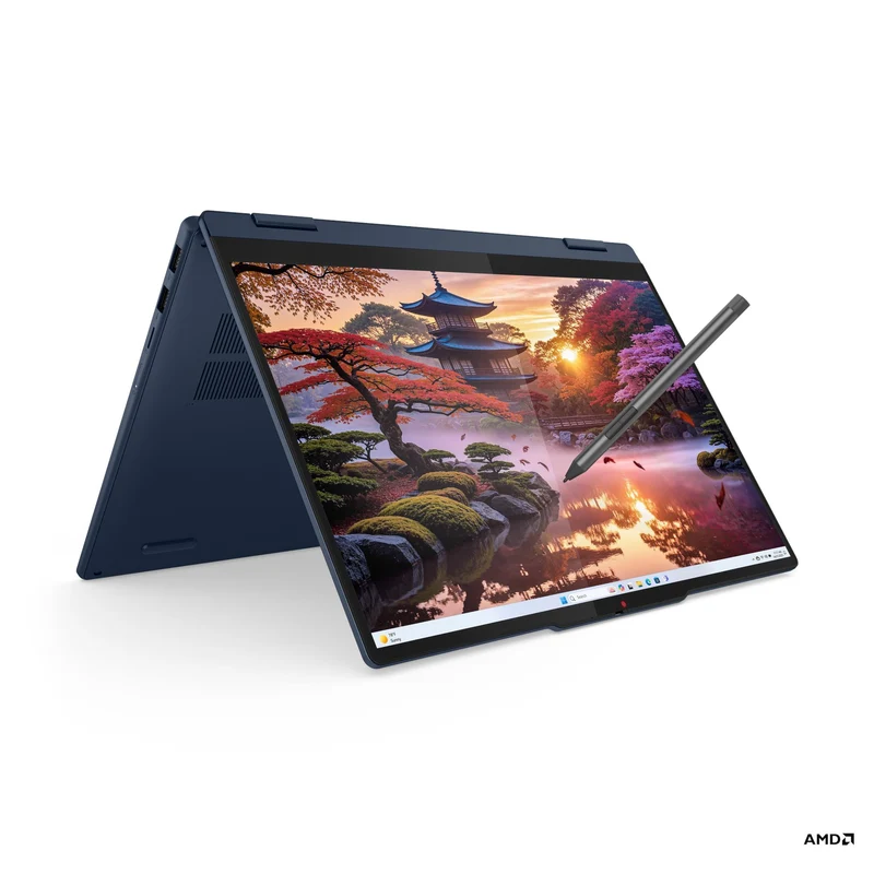 Lenovo IdeaPad 5 14AKP10 83KT005CPH 2-in-1 Laptop (Cosmic Blue) | 14" WUXGA (1920x1200) IPS | Ryzen AI 5 340 | 16GB RAM | 1TB SSD | AMD Radeon 840M Graphics | Windows 11 Home | MS Office Home 2024 + MS 365 Basic + Lenovo Backpack B210