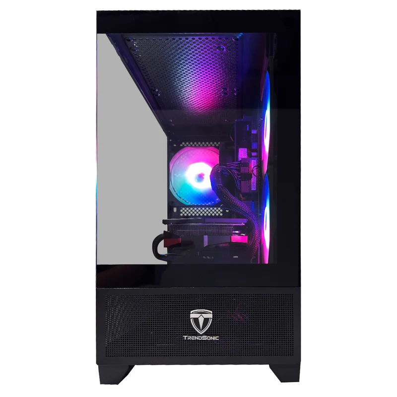 Alpha ERIS Black Desktop Gaming PC | AMD Ryzen 5 5500GT | 16GB RAM | 500GB SSD | RTX 4060 | Windows 11 Pro