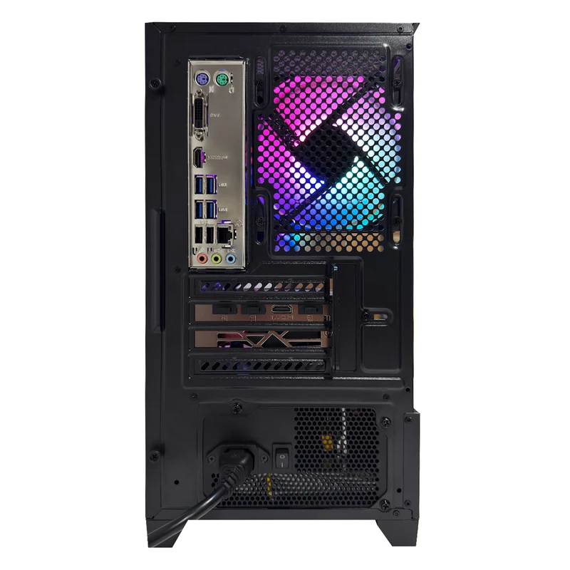 Alpha ERIS Black Desktop Gaming PC | AMD Ryzen 5 5500GT | 16GB RAM | 500GB SSD | RTX 4060 | Windows 11 Pro