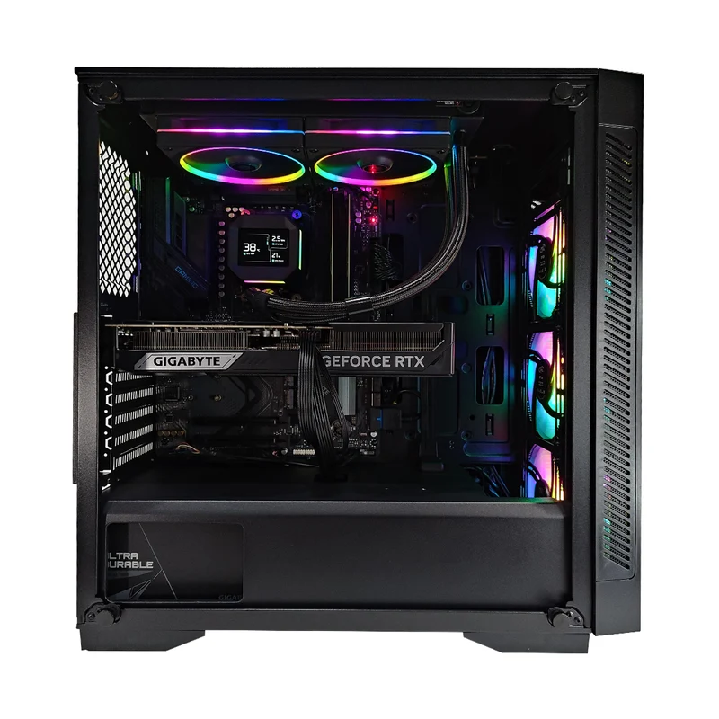 Optima Matrexx 55 Black Desktop Gaming PC | AMD Ryzen 7 9700X | 32GB RAM | 1TB SSD | RTX 5070 Ti | Windows 11 Pro