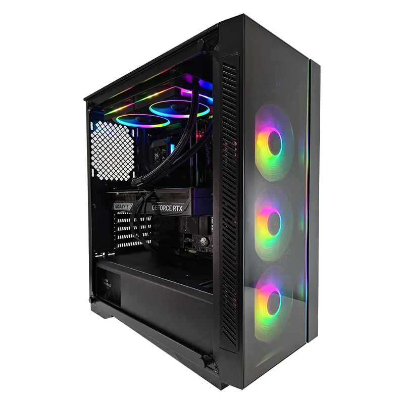 Optima Matrexx 55 Black Desktop Gaming PC | AMD Ryzen 7 9700X | 32GB RAM | 1TB SSD | RTX 5070 Ti | Windows 11 Pro