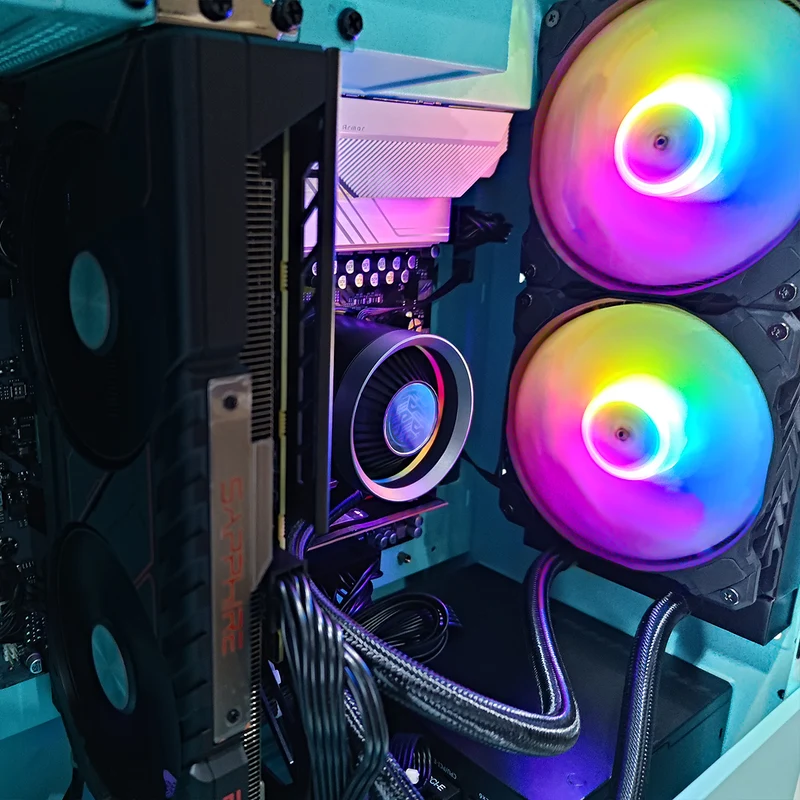 Sigma DLV22 Neo Mint Desktop Gaming PC | AMD Ryzen 5 8400F | 16GB RAM | 1TB SSD | RX 9060 XT | Windows 11 Pro