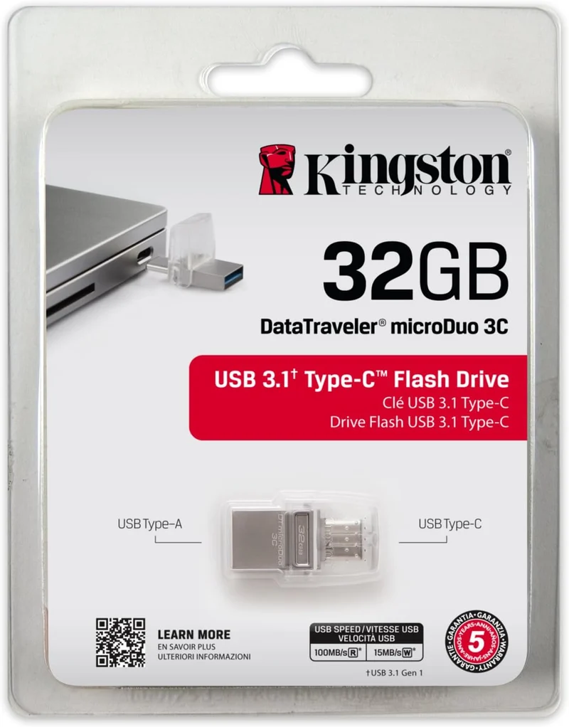 Kingston Data Traveler Microduo 3C 32GB (DTDUO3C)