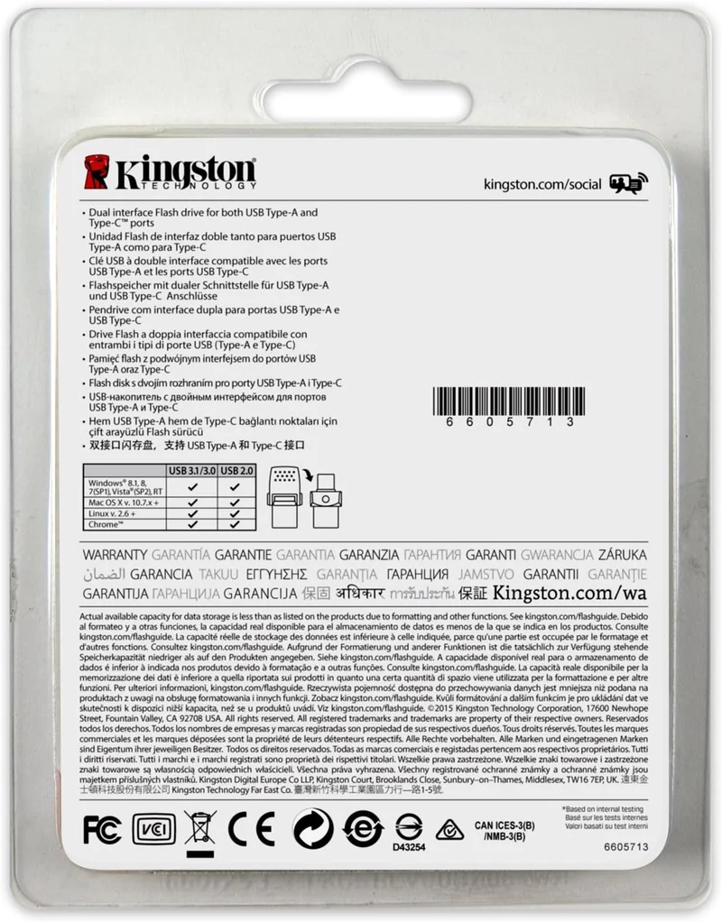 Kingston Data Traveler Microduo 3C 32GB (DTDUO3C)