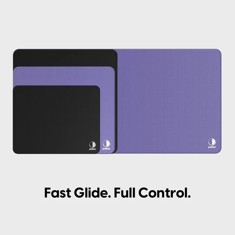 Pulsar Mercury Pro Mousepad - Jet Black (Soft Hybrid, XSoft Hybrid) (XL, XLSQ)