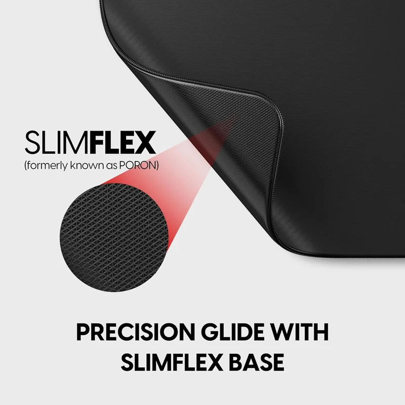 Pulsar Mercury Pro Mousepad - Jet Black (Soft Hybrid, XSoft Hybrid) (XL, XLSQ)