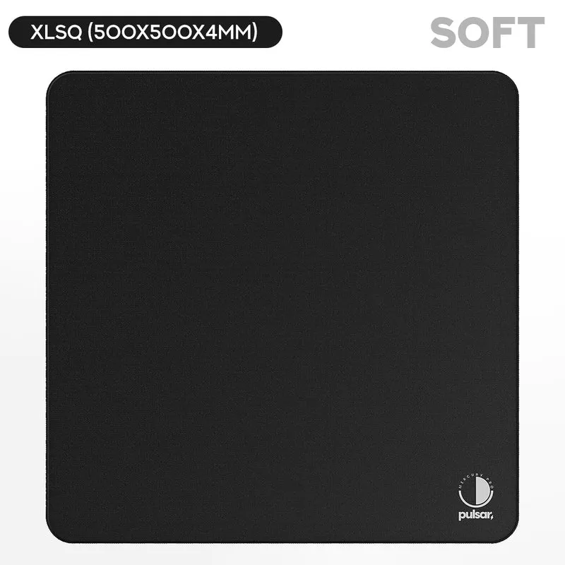 Pulsar Mercury Pro Mousepad - Jet Black (Soft Hybrid, XSoft Hybrid) (XL, XLSQ)