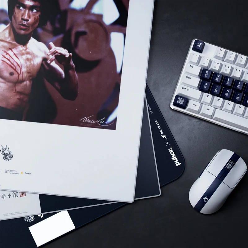 Pulsar Superglide 3 Premium Glass Mousepad XL (Bruce Lee 85th Anniversary Limited Edition - Bruce Lee image) (SGPXBRCL8502)