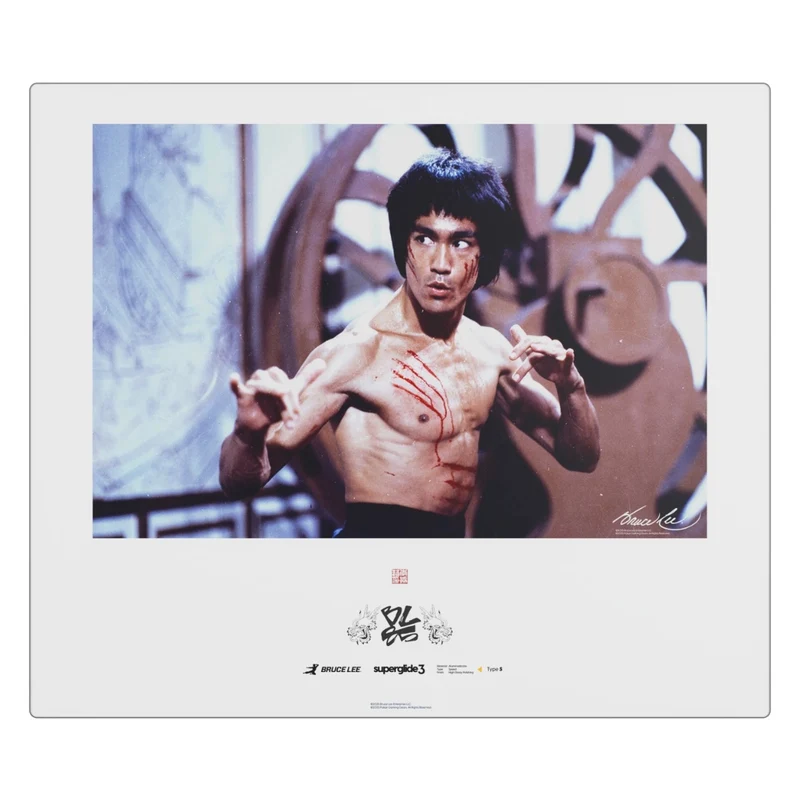 Pulsar Superglide 3 Premium Glass Mousepad XL (Bruce Lee 85th Anniversary Limited Edition - Bruce Lee image) (SGPXBRCL8502)
