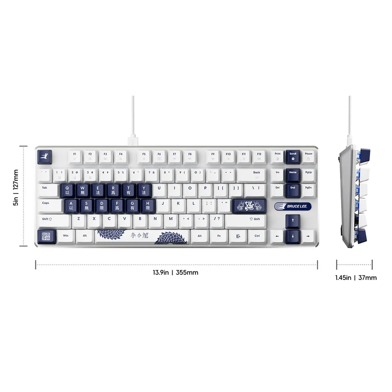 Pulsar PCMK 3 HE TKL Ultrafast Hall Effect Gaming Keyboard (Bruce Lee 85th Anniversary Limited Edition) (PCMK3HE803)