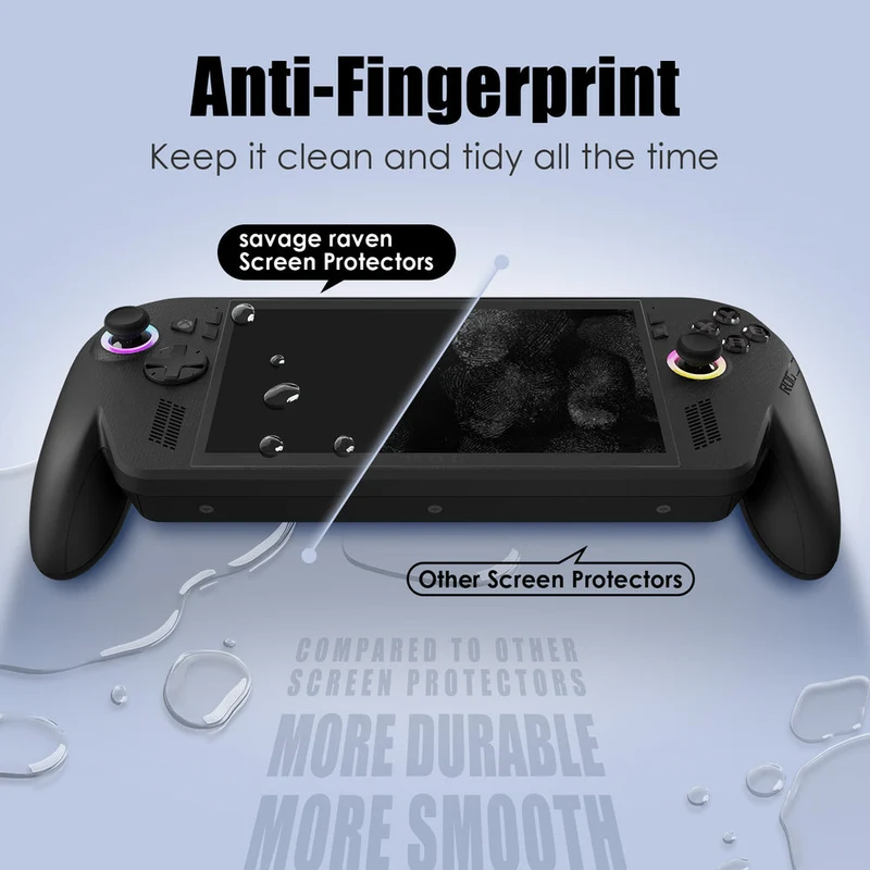 Skull & Co. Tempered Glass Screen Protector 9H Hardness / 0.26mm Ultra Thin Anti-Glare Matte Finish with EZ-Align Frame 2-Pack for ROG Xbox Ally X / ROG Xbox Ally (XBSP2-P-M)