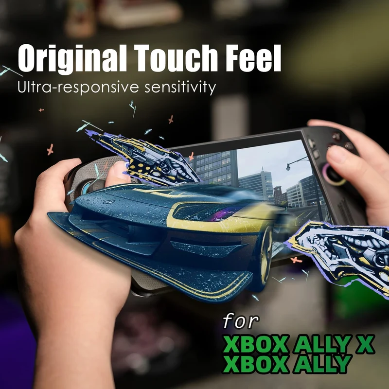 Skull & Co. Tempered Glass Screen Protector 9H Hardness / 0.26mm Ultra Thin with EZ-Align Frame 2-Pack for ROG Xbox Ally X / ROG Xbox Ally (XBSP2-P-G)