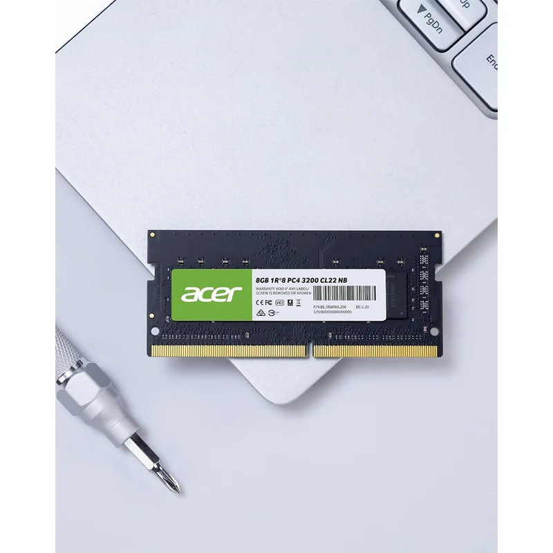 Acer SD100 3200MHz CL22 DDR4 SODIMM (8GB, 16GB)