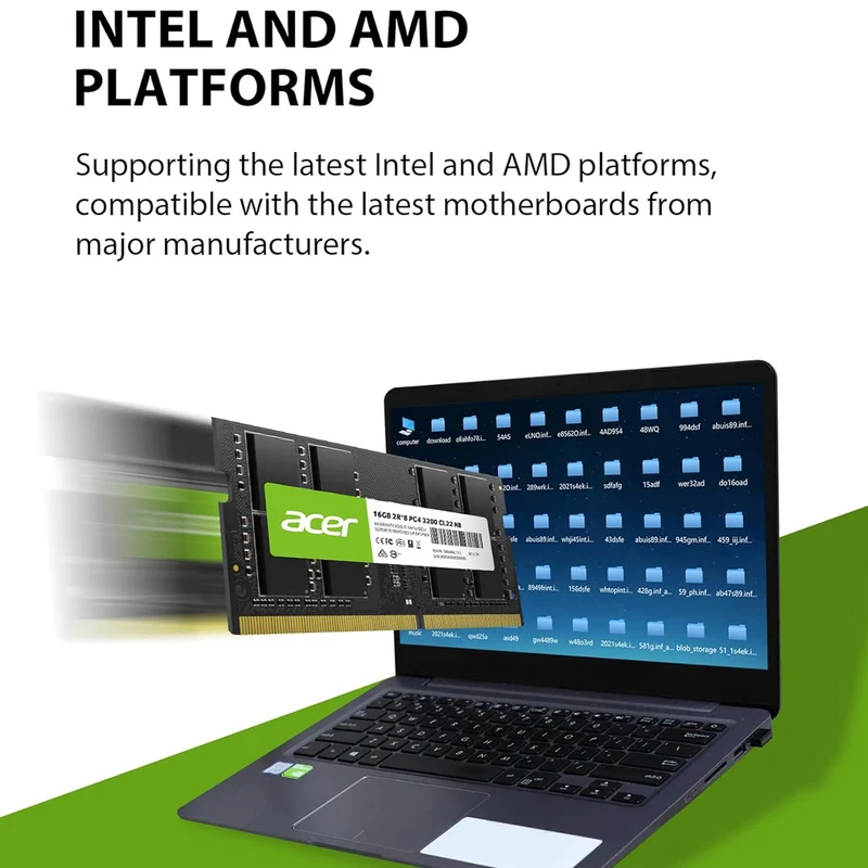 Acer SD100 3200MHz CL22 DDR4 SODIMM (8GB, 16GB)