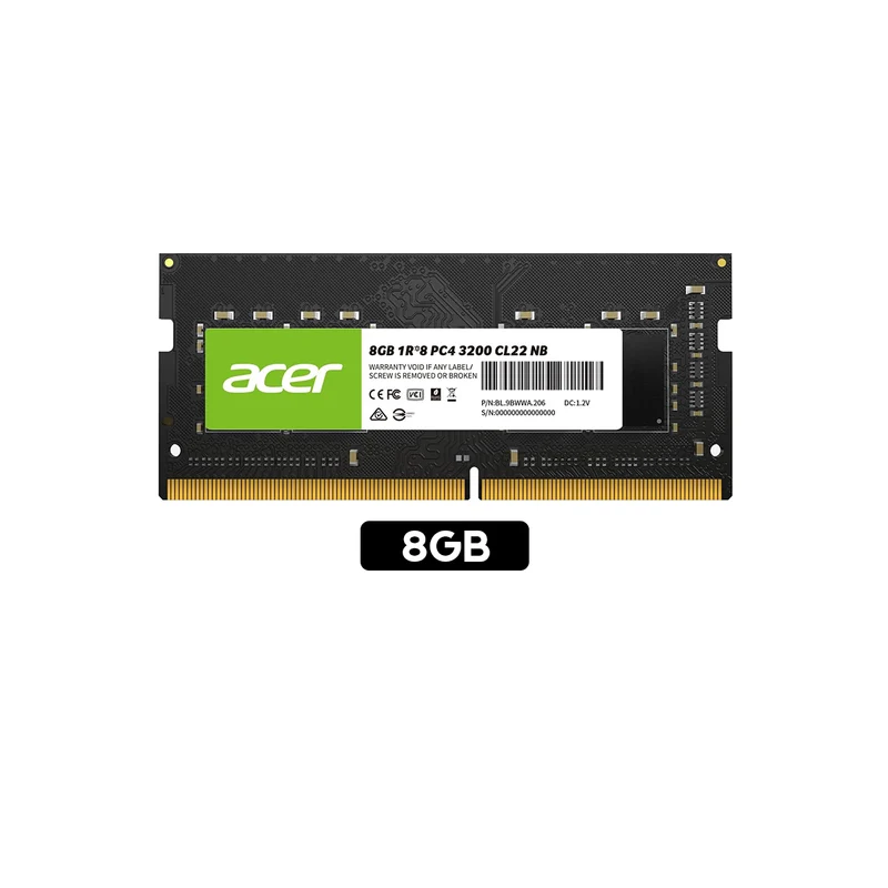 Acer SD100 3200MHz CL22 DDR4 SODIMM (8GB, 16GB)