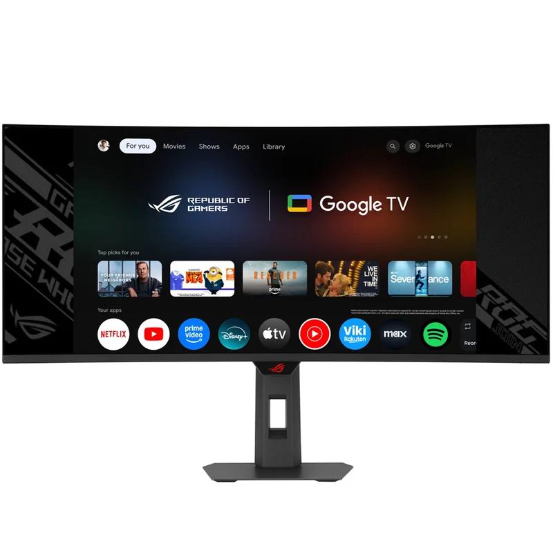ASUS ROG Strix OLED XG34WCDMTG 34" WQHD (3440x1440) 240Hz 0.03ms GTG QD-OLED Curved Gaming Monitor with Tilt, Height & Swivel Adjustment