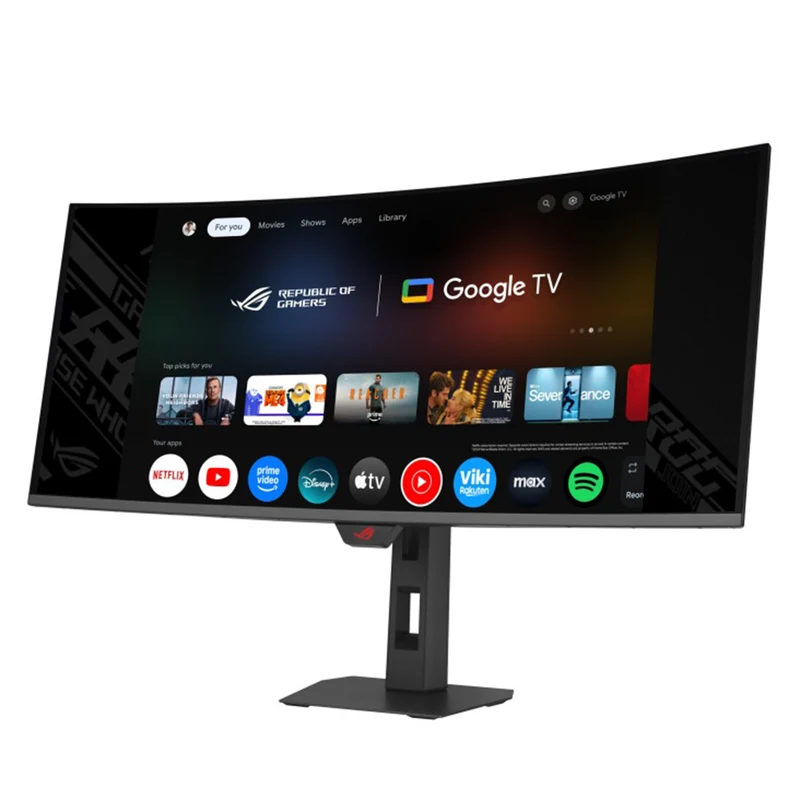 ASUS ROG Strix OLED XG34WCDMTG 34" WQHD (3440x1440) 240Hz 0.03ms GTG QD-OLED Curved Gaming Monitor with Tilt, Height & Swivel Adjustment