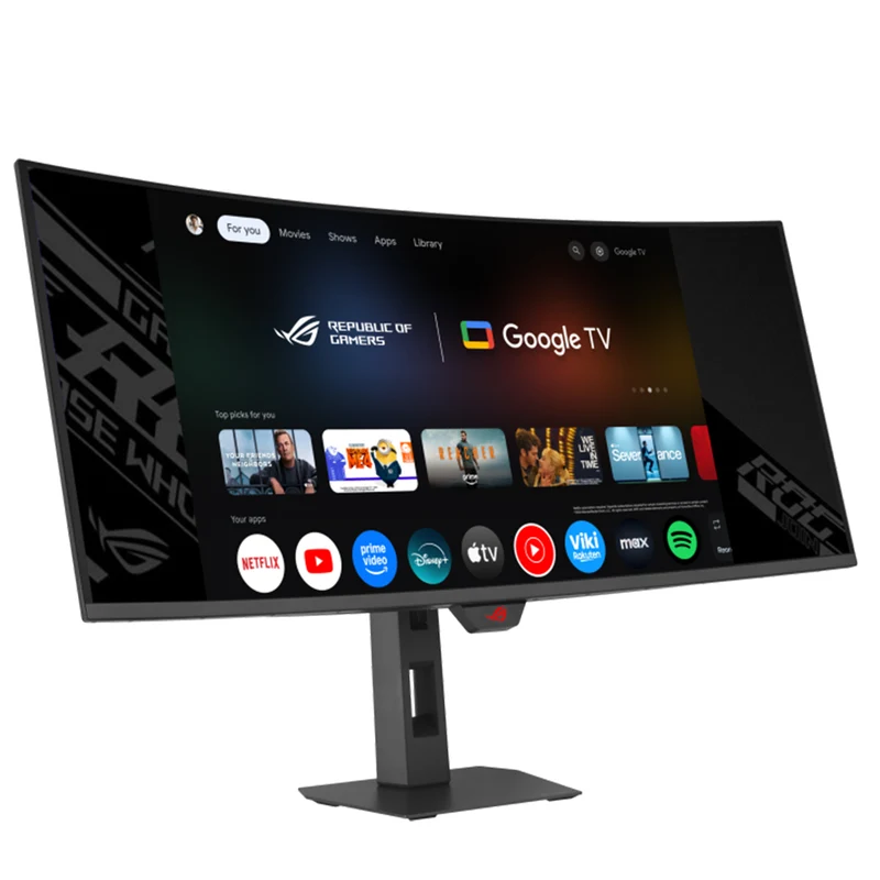 ASUS ROG Strix OLED XG34WCDMTG 34" WQHD (3440x1440) 240Hz 0.03ms GTG QD-OLED Curved Gaming Monitor with Tilt, Height & Swivel Adjustment