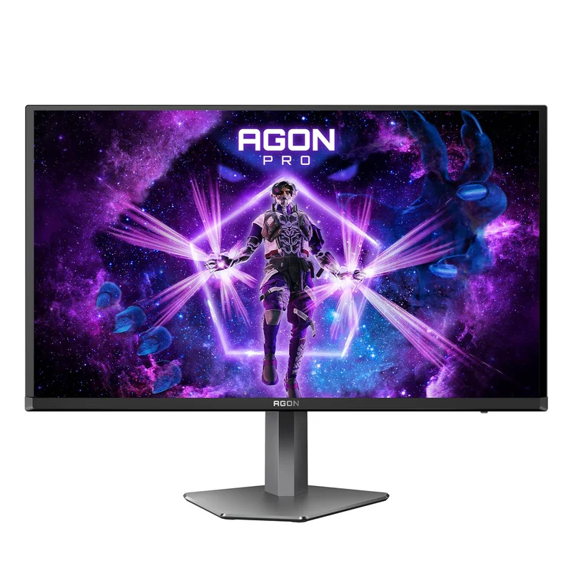 AOC Agon Pro AG276UZD 26.5" UHD (3840x2160) 240Hz 0.03ms GTG QD-OLED Gaming Monitor with Tilt, Height, Pivot & Swivel Adjustment (Black/Grey)
