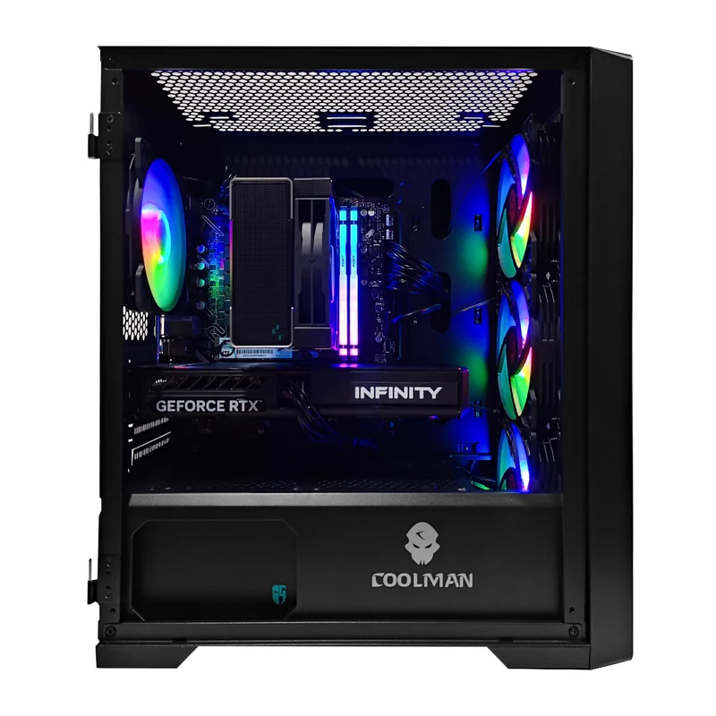 Sigma Ruby Black Desktop Gaming PC | Intel Core Ultra 5 245KF | 16GB RAM | 1TB SSD | RTX 5060 | Windows 11 Pro